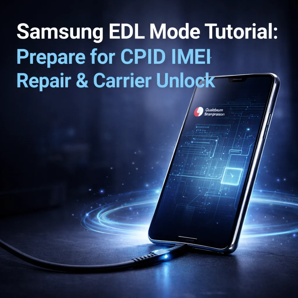 Samsung EDL Mode Tutorial: Prepare for CPID IMEI Repair & Carrier Unlock
