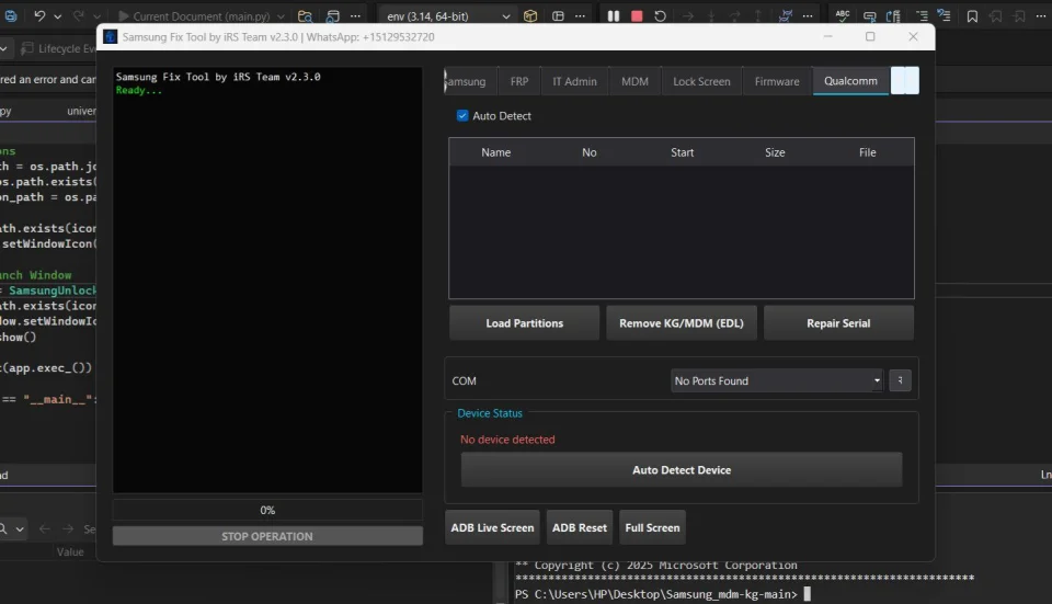 Android 11–16 Service Tool Full Source Code (C# & Qt)