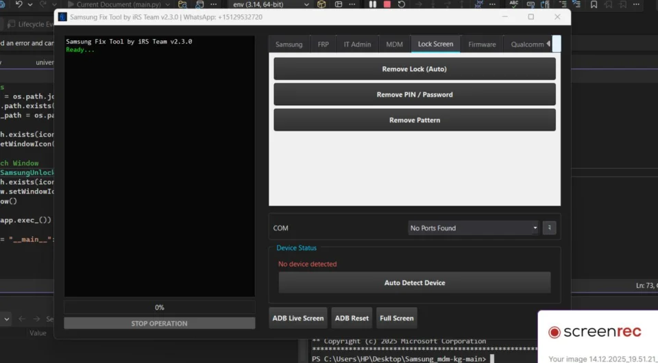 Android 11–16 Service Tool Full Source Code (C# & Qt)