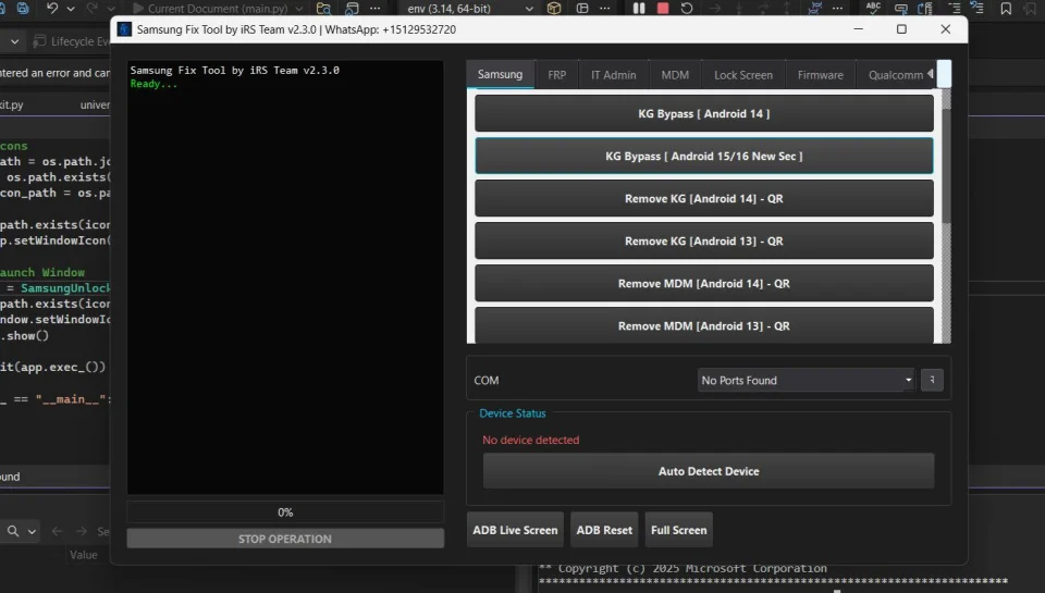 Android 11–16 Service Tool Full Source Code (C# & Qt)
