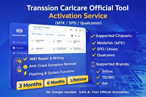 Transsion Carlcare Official Tool Activation Service (MTK / SPD / Qualcomm)