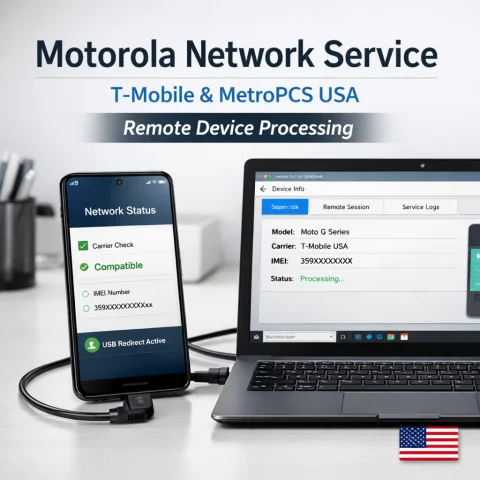 Motorola T-Mobile & MetroPCS Carrier Network Unlock Service (USA) – IMEI / USB Redirector